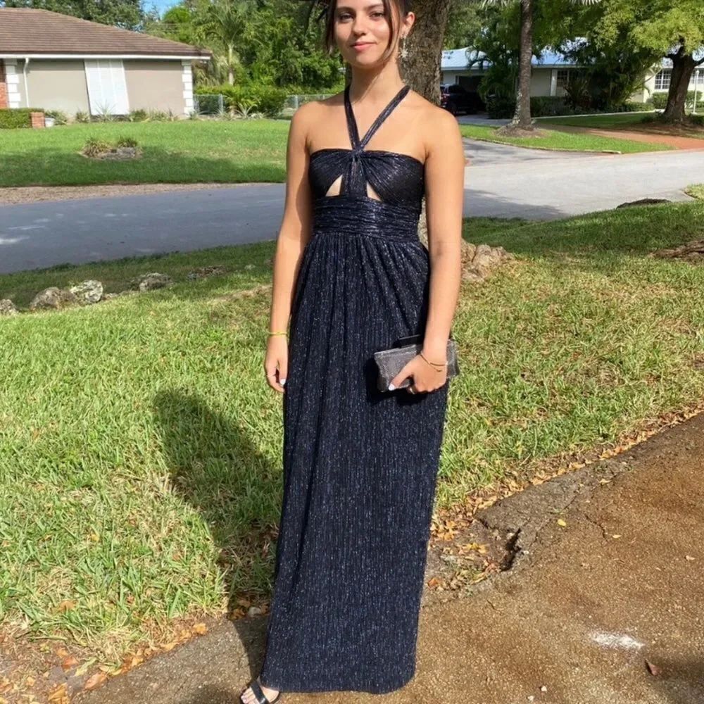 Navy BA&SH Formal Gown - Hudson - Size 1 - Worn Once Excellent Condition
